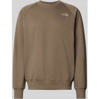 The North Face Sweatshirt mit Label-Print in Mittelbraun, Größe XL von The North Face