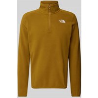 The North Face Sweatshirt mit Label-Stitching Modell 'GLACIER' in Mud, Größe XS von The North Face