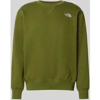 The North Face Sweatshirt mit Label-Stitching in Oliv, Größe M von The North Face