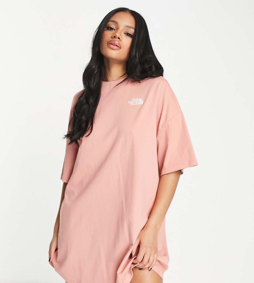 The North Face - T-Shirt-Kleid in Rosa, exklusiv bei ASOS von The North Face