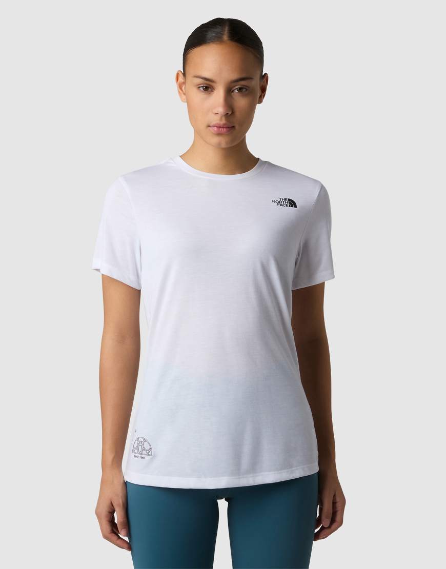 The North Face - T-Shirt in TNF-Weiß mit mehreren platzierten Grafiken The North Face - T-Shirt in TNF-Weiß mit mehreren platzierten Grafiken von The North Face
