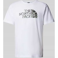 The North Face T-Shirt mit Label-Print Modell 'EASY' in Weiss, Größe M von The North Face