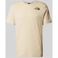 The North Face T-Shirt mit Label-Print Modell 'GRAPHIC' in Beige, Größe L von The North Face