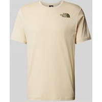 The North Face T-Shirt mit Label-Print Modell 'GRAPHIC' in Beige, Größe XL von The North Face