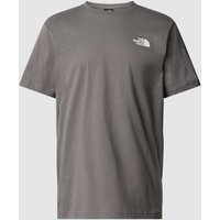 The North Face T-Shirt mit Label-Print Modell 'REDBOX' in Anthrazit, Größe S von The North Face