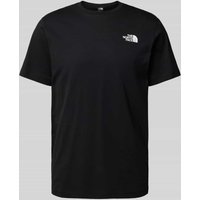 The North Face T-Shirt mit Label-Print Modell 'REDBOX' in Black, Größe M von The North Face