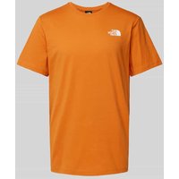 The North Face T-Shirt mit Label-Print Modell 'REDBOX' in Orange, Größe M von The North Face