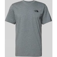 The North Face T-Shirt mit Label-Print Modell 'Simple Dome' in Dunkelgrau Melange, Größe M The North Face T-Shirt mit Label-Print Modell 'Simple Dome' in Dunkelgrau Melange, Größe M von The North Face