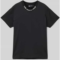 The North Face T-Shirt mit Label-Print Modell 'ZUMU' in Black, Größe 164 von The North Face