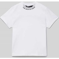 The North Face T-Shirt mit Label-Print Modell 'ZUMU' in Weiss, Größe 176 von The North Face
