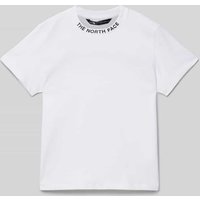 The North Face T-Shirt mit Label-Print Modell 'ZUMU' in Weiss, Größe XXL von The North Face