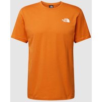 The North Face T-Shirt mit Label-Print in Orange, Größe XL von The North Face