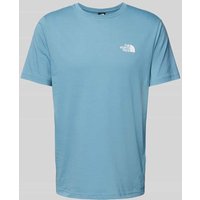 The North Face T-Shirt mit Label-Print in Petrol, Größe XXL von The North Face