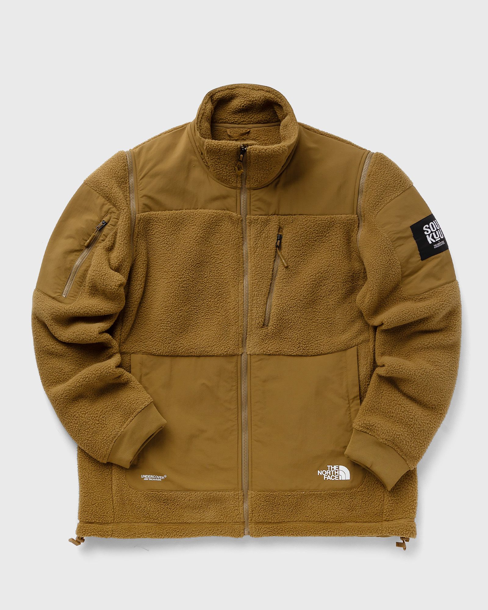 The North Face X UNDERCOVER ZIP-OFF FLEECE JACKET men Fleece Jackets beige in Größe:L von The North Face