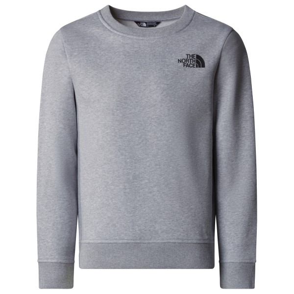 The North Face - Teen's Box Nse Regular Crew - Pullover Gr S grau von The North Face
