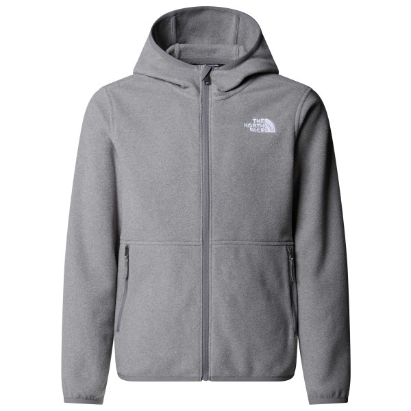 The North Face - Teen's Glacier Fullzip Hoodie - Fleecejacke Gr XXL grau von The North Face