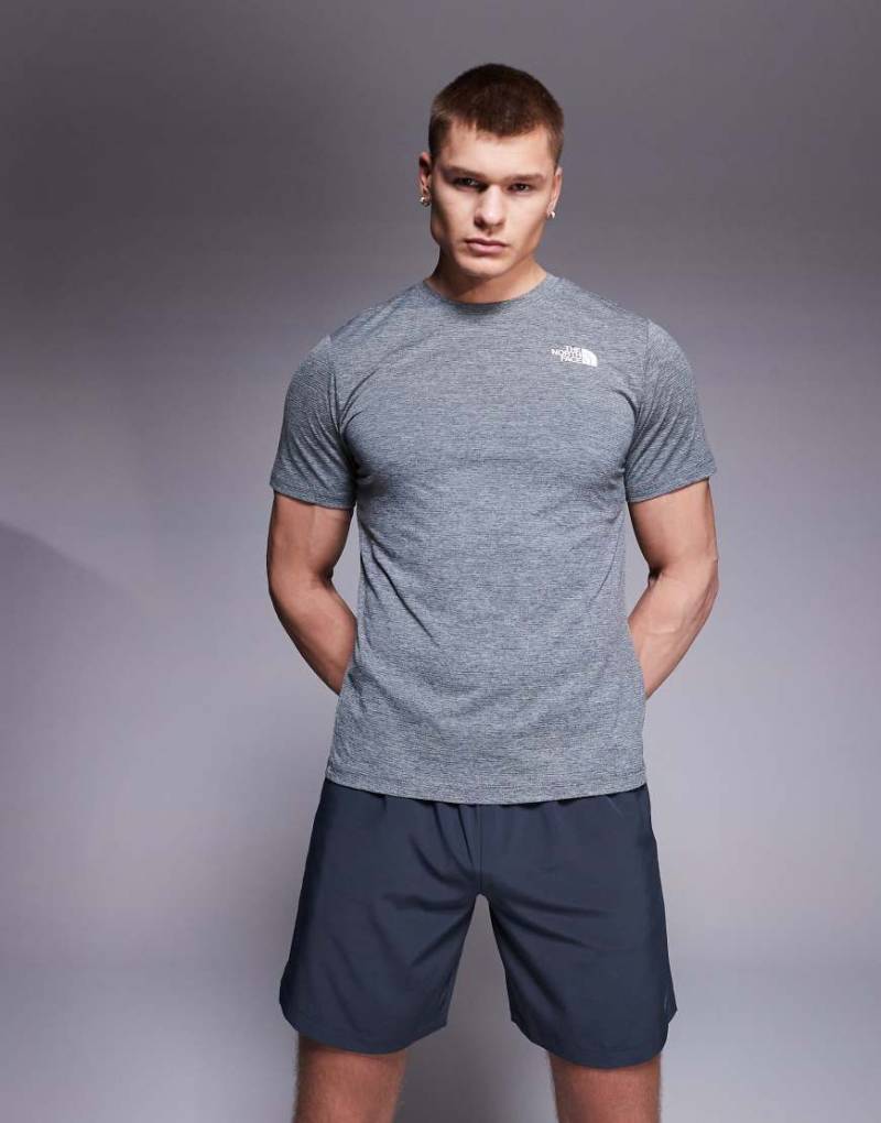 The North Face - Training 24/7 - T-Shirt in Grau mit Logo von The North Face