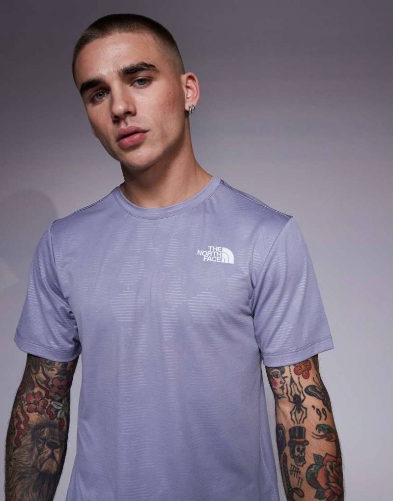 The North Face - Training 24/7 - T-Shirt in Grau mit geprägtem Logoprint von The North Face