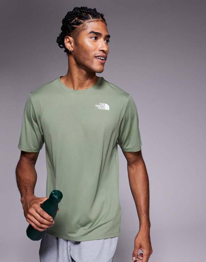 The North Face - Training 24/7 - T-Shirt in Grün mit Logo von The North Face