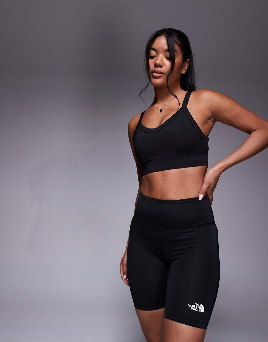 The North Face - Training Flex - Kurze Leggings in Schwarz mit Logo, 8 Zoll Schrittlänge von The North Face