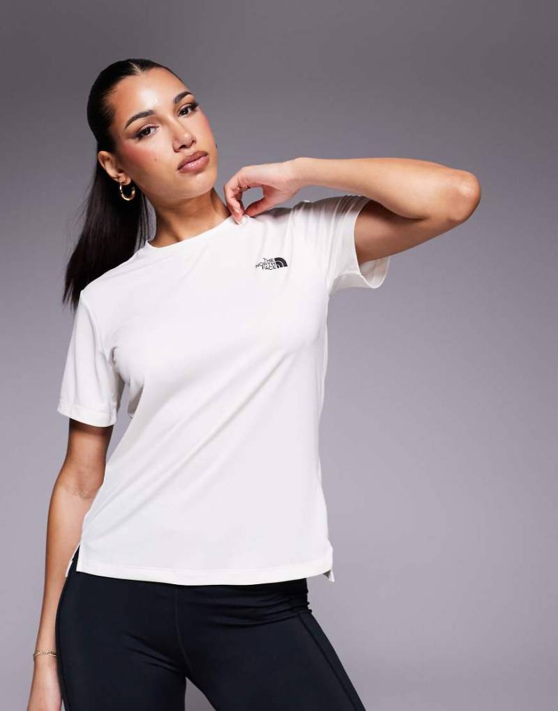The North Face - Training Flex - T-Shirt in Wollweiß mit Logo von The North Face