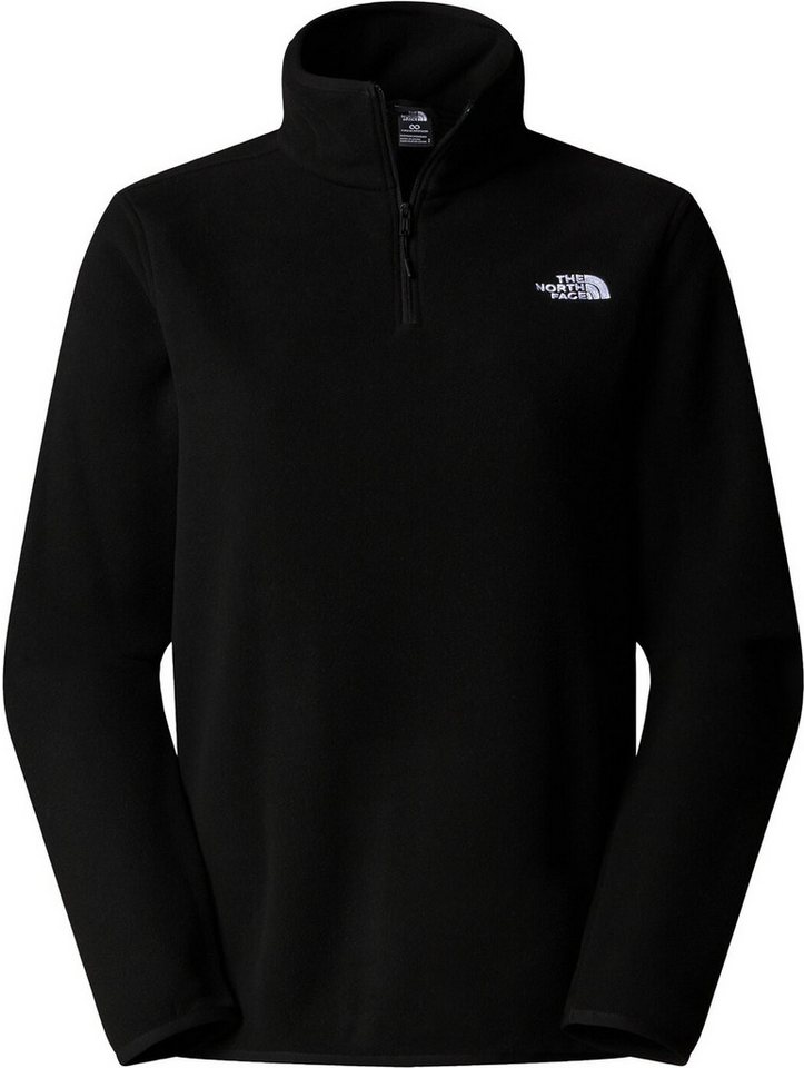 The North Face Trainingspullover W GLACIER FLEECE 1/4 ZIP JACKET TNF BLACK von The North Face