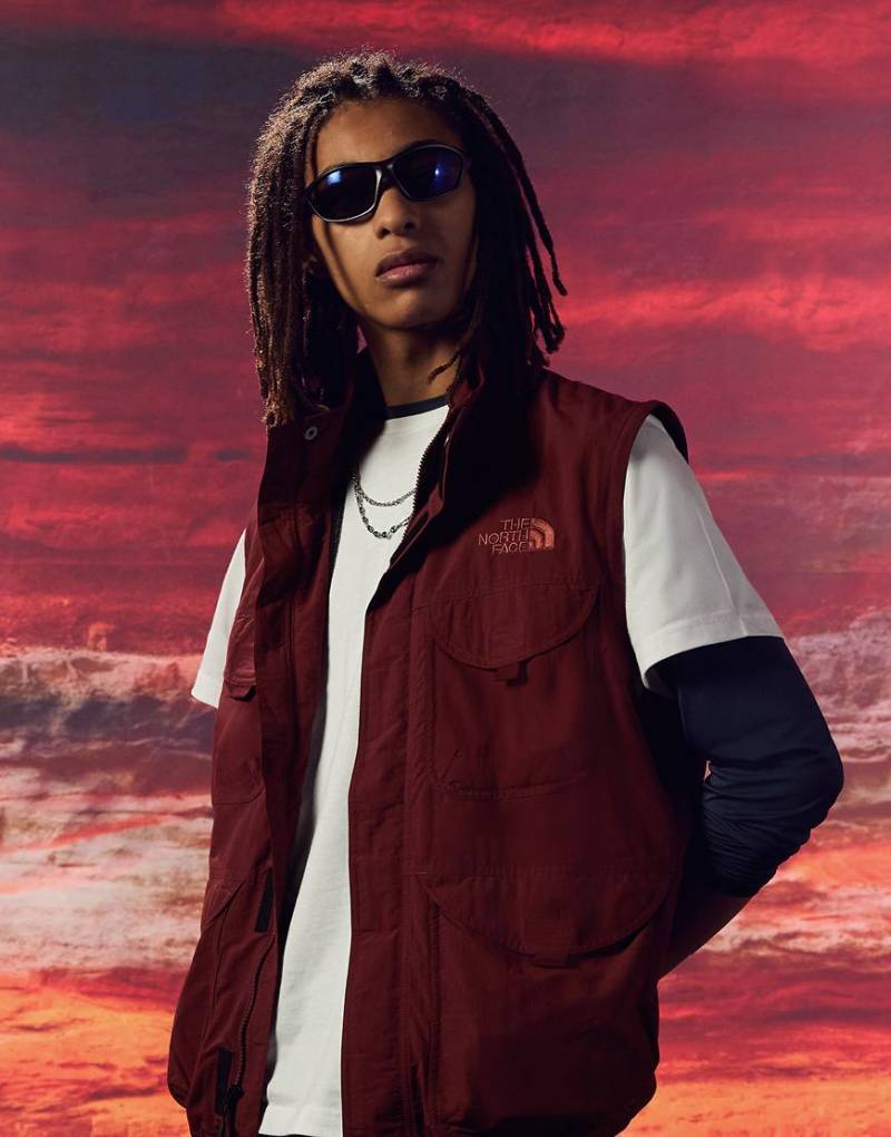 The North Face - Wandelbare Utility-Jacke in Rot von The North Face