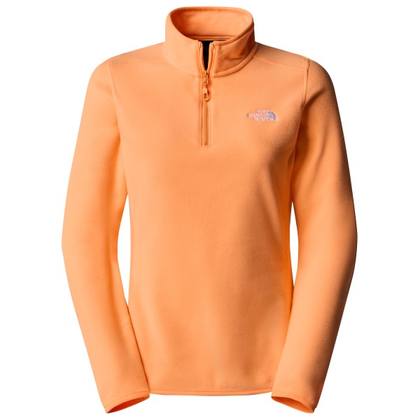 The North Face - Women's 100 Glacier 1/4 Zip - Fleecepullover Gr M orange von The North Face