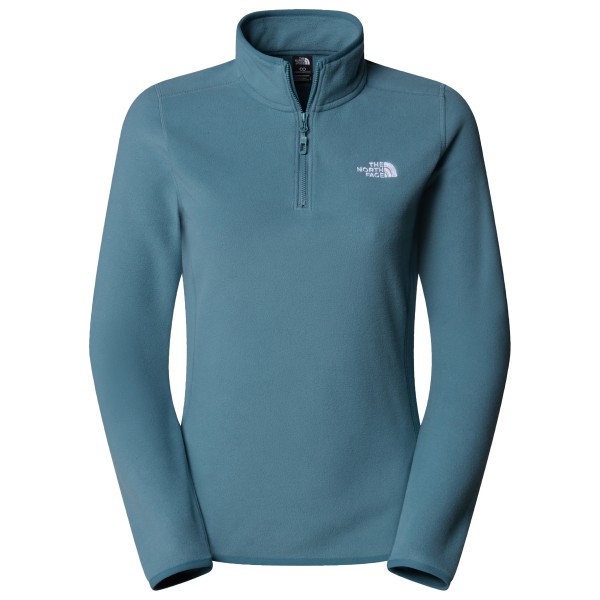 The North Face - Women's 100 Glacier 1/4 Zip - Fleecepullover Gr S türkis/blau von The North Face