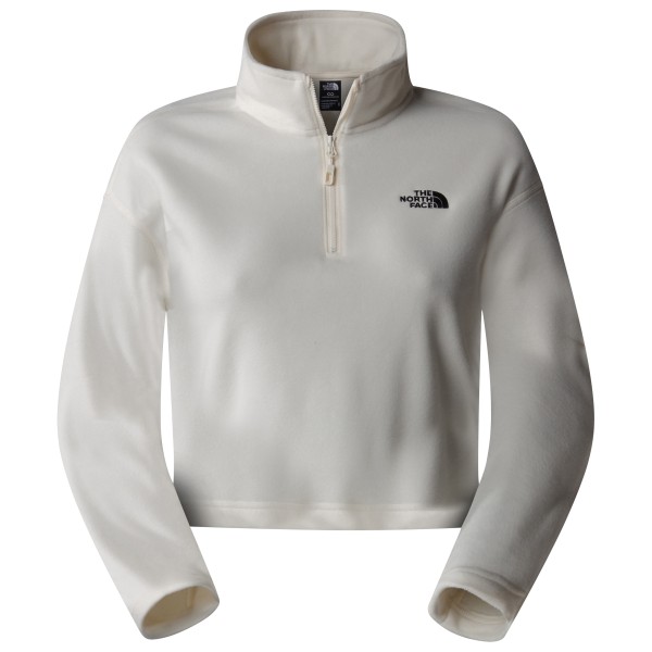 The North Face - Women's 100 Glacier Cropped 1/4 Zip - Fleecepullover Gr XL beige;rosa von The North Face