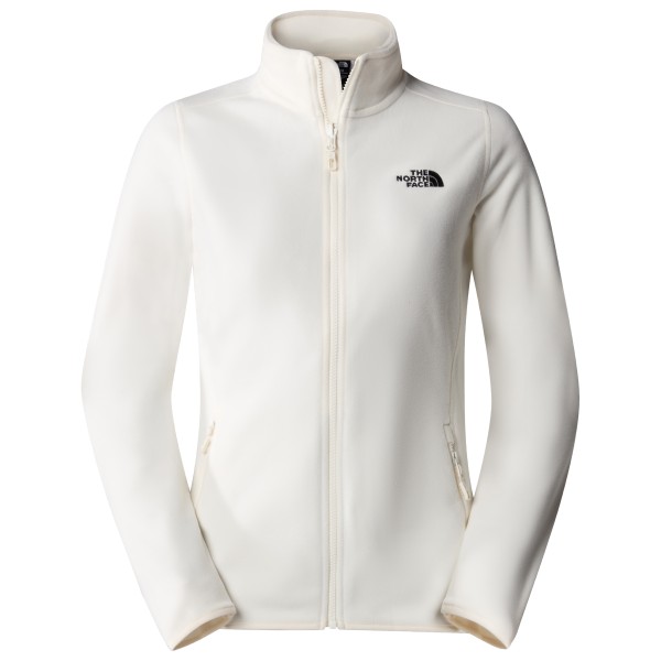 The North Face - Women's 100 Glacier Full Zip - Fleecejacke Gr S weiß/grau von The North Face