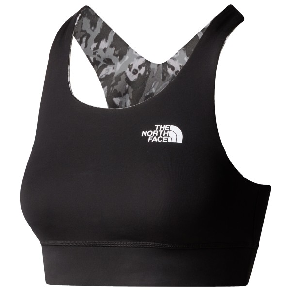 The North Face - Women's Flex Reversible Bra Print - Sport-BH Gr XS schwarz von The North Face