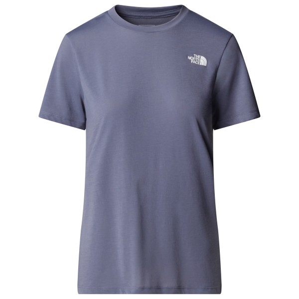 The North Face - Women's Foundation S/S Half Dome CA Graphic - T-Shirt Gr L grau/blau von The North Face