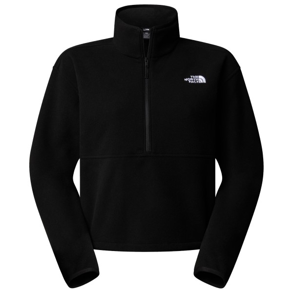 The North Face - Women's Glacier Fleece 1/2 Zip Short Jacket - Fleecepullover Gr XL schwarz von The North Face