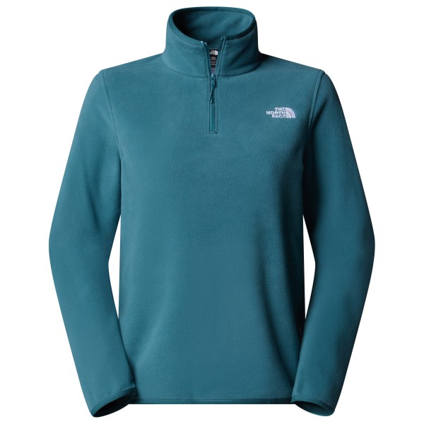 The North Face - Women's Glacier Fleece 1/4 Zip Jacket - Fleecepullover Gr M türkis von The North Face