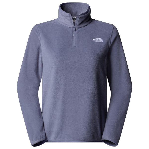 The North Face - Women's Glacier Fleece 1/4 Zip Jacket - Fleecepullover Gr XS grau/blau von The North Face