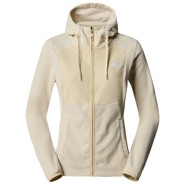 The North Face - Women's Homesafe Full Zip Fleece Hoodie - Fleecejacke Gr M beige von The North Face