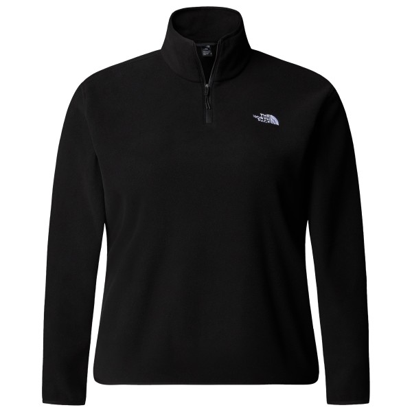 The North Face - Women's Plus Glacier Fleece 1/4 Zip Jacket - Fleecepullover Gr 1X schwarz von The North Face