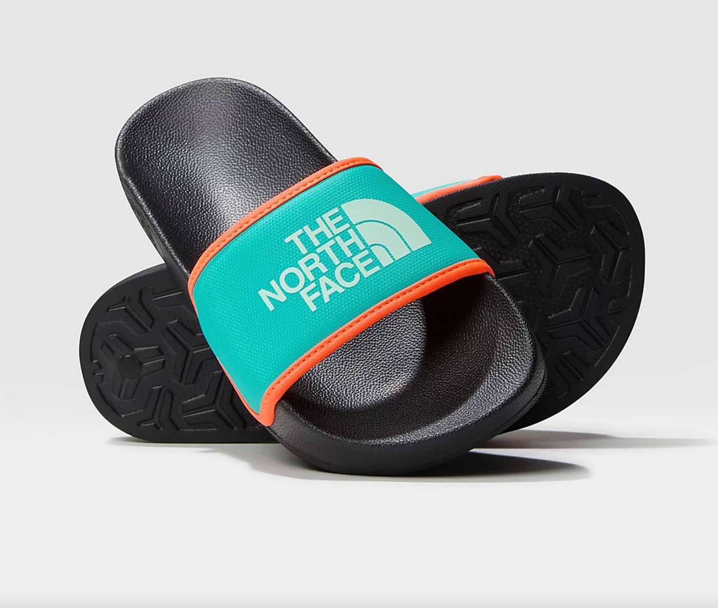 The North Face Y BASE CAMP SLIDE III GEYSER AQUA/TNF BLACK Outdoorsandale von The North Face