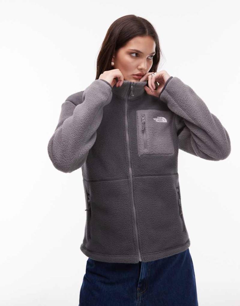 The North Face - Yumiori - Fleece-Jacke in Grau mit Reißverschluss von The North Face