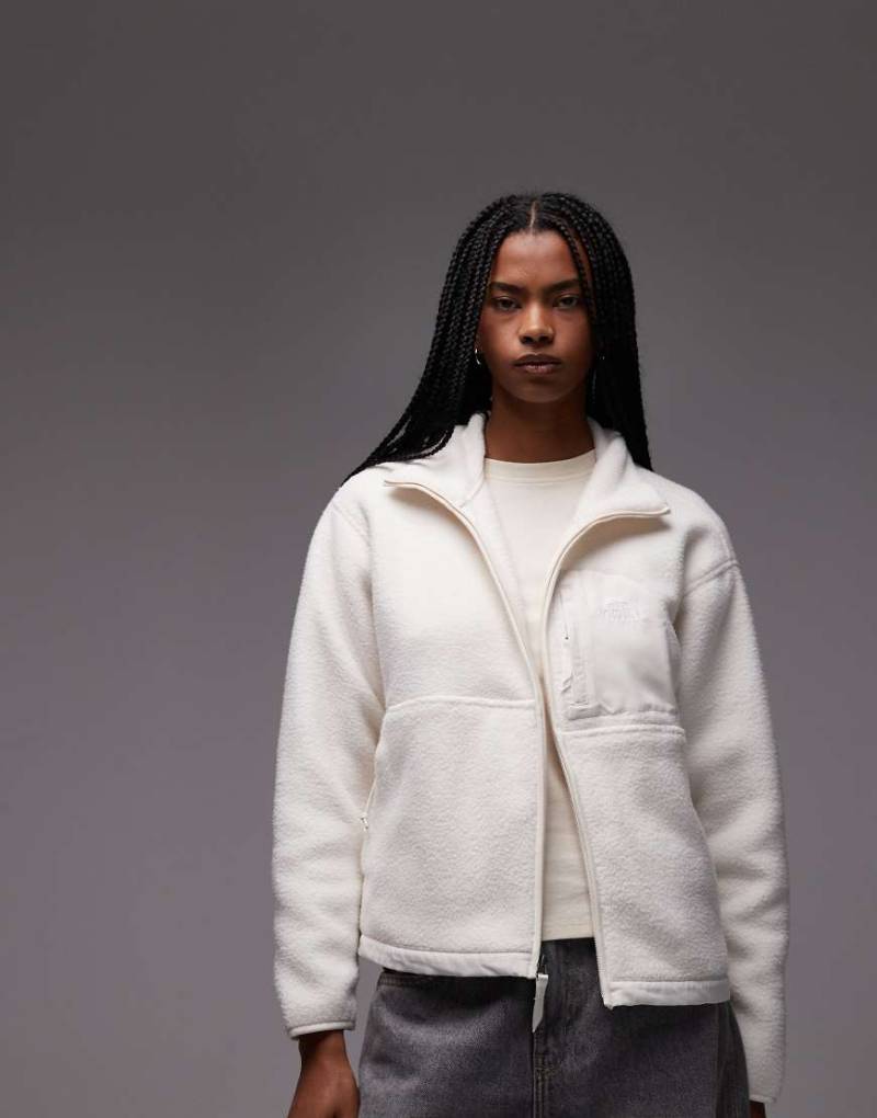 The North Face - Yumiori Off Peak - Fleece-Jacke in Wollweiß mit Reißverschluss von The North Face