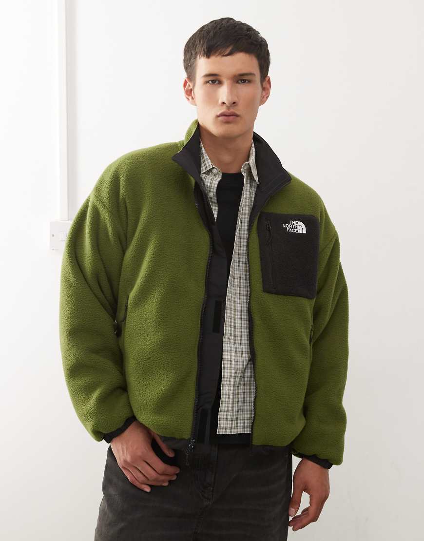 The North Face - Yumiori - Wende-Fleecejacke in Grün und Schwarz von The North Face