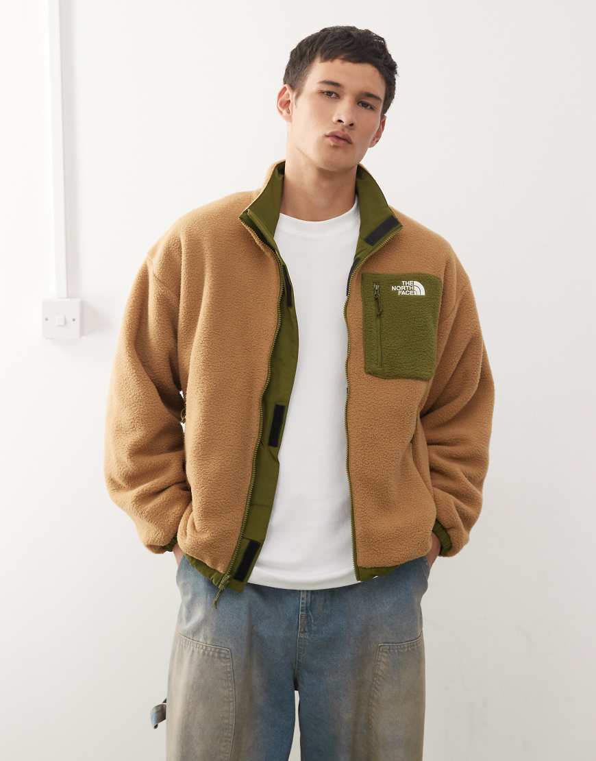 The North Face - Yumiori - Wendejacke aus Fleece in Braun und Olivgrün-Brown von The North Face