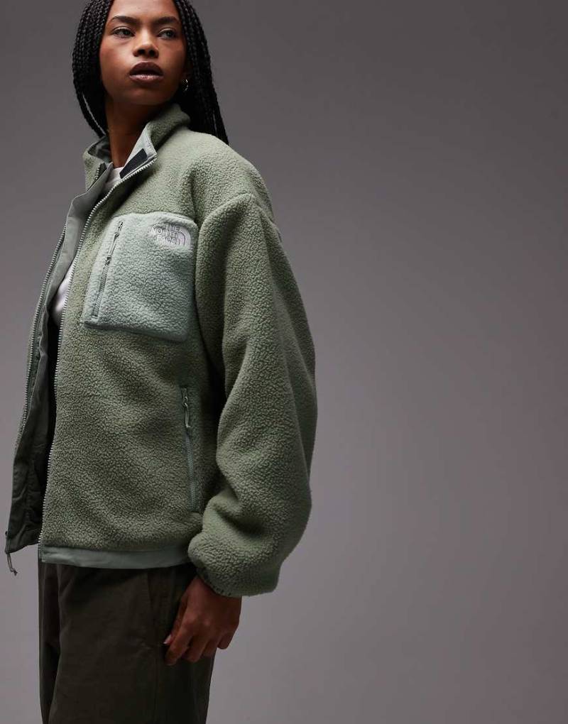 The North Face - Yumiori - Wendejacke aus Fleece in Hellgrün von The North Face