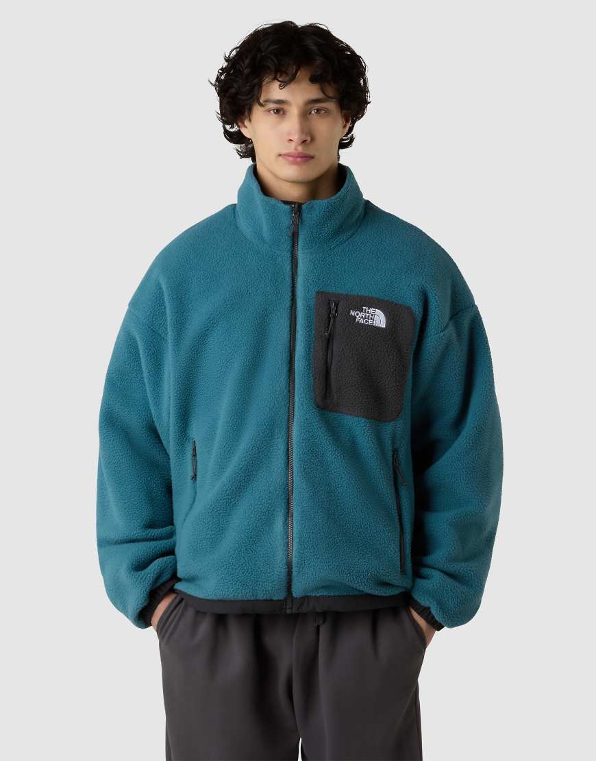 The North Face - Yumiori - Wendejacke aus Fleece in Space/Asphaltgrau-Blau von The North Face