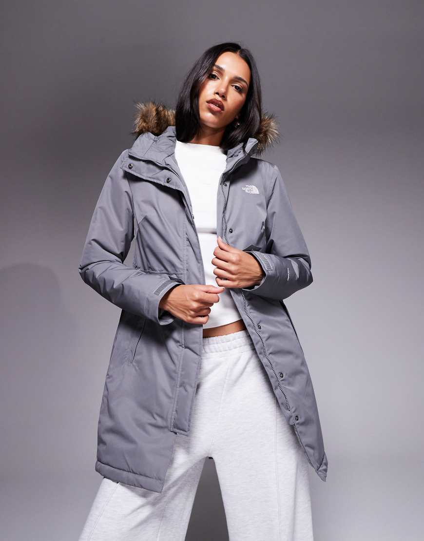 The North Face - Zaneck - Parka in rauchigem Perlgrau von The North Face