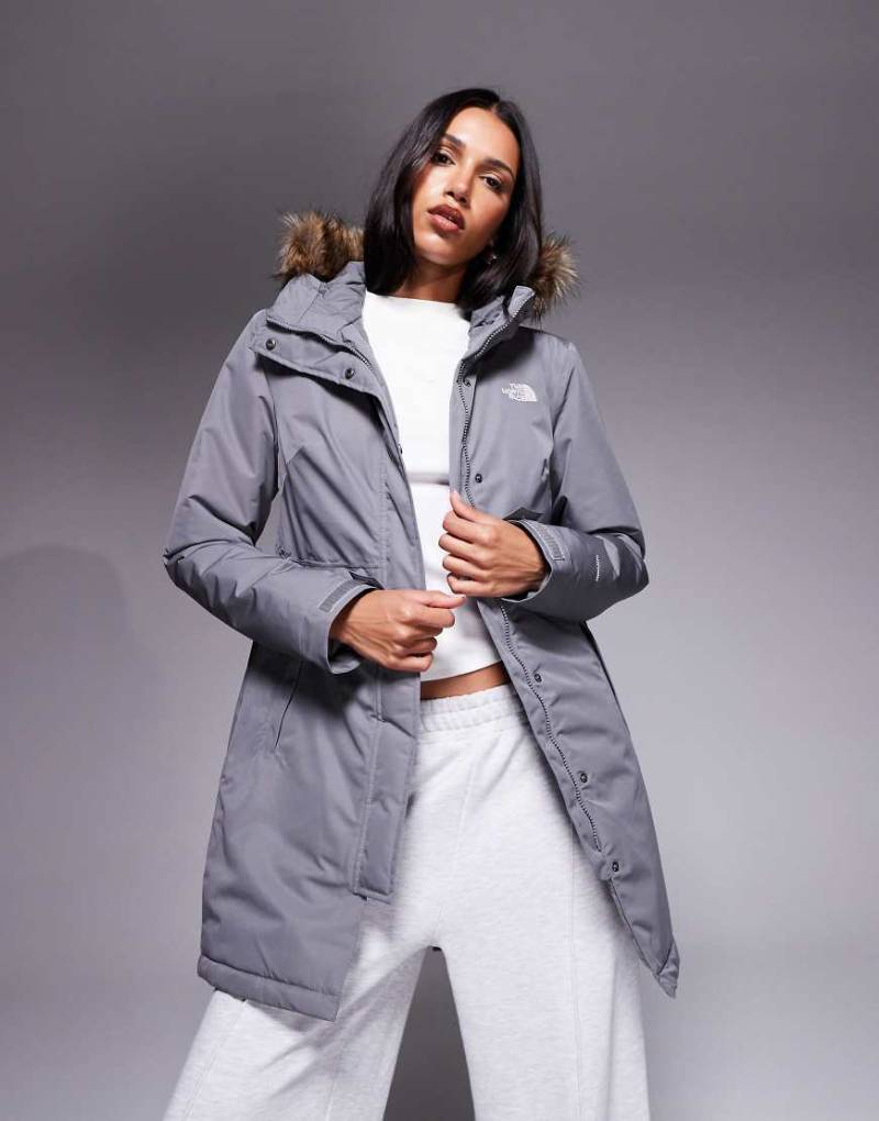 The North Face - Zaneck - Parka in rauchigem Perlgrau von The North Face