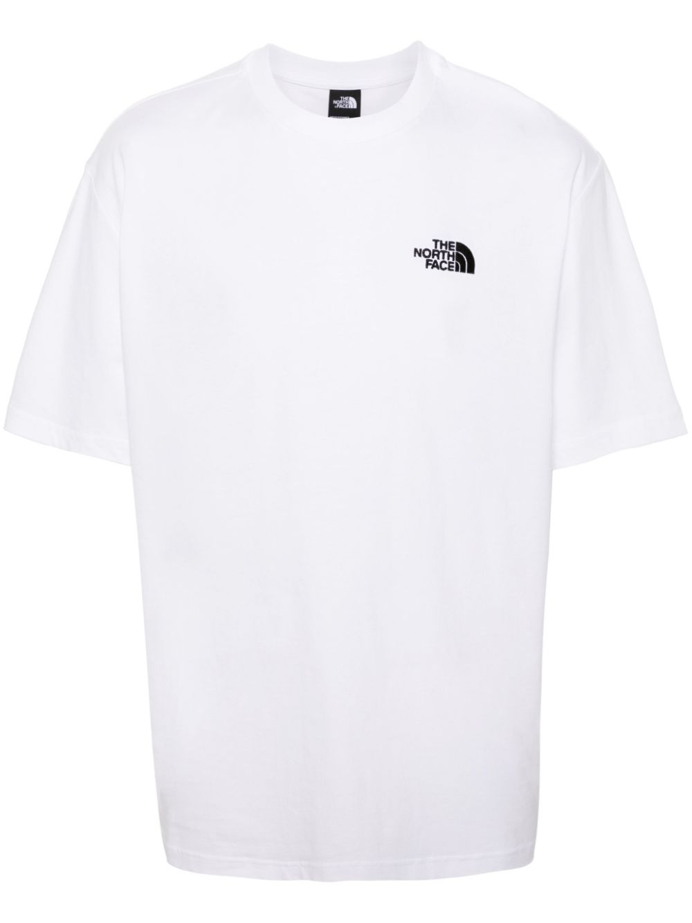 The North Face logo-embroidered cotton T-shirt - Weiß von The North Face