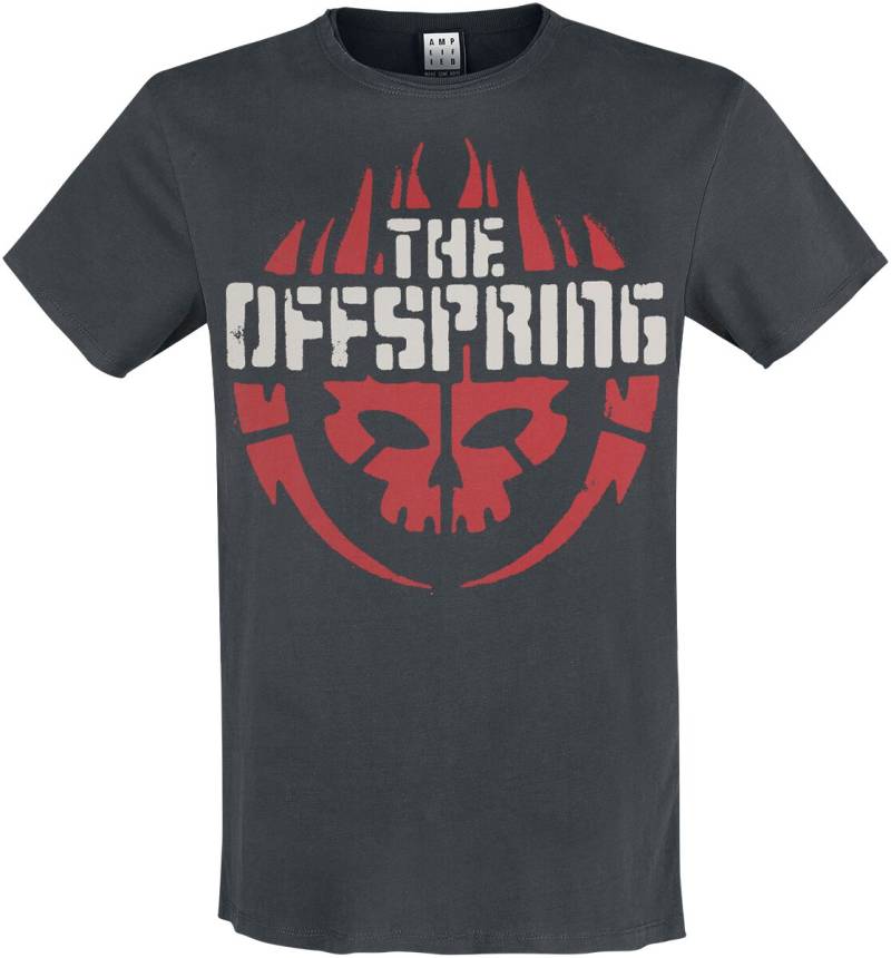 The Offspring Amplified Collection - Skull Logo T-Shirt charcoal in XXL von The Offspring
