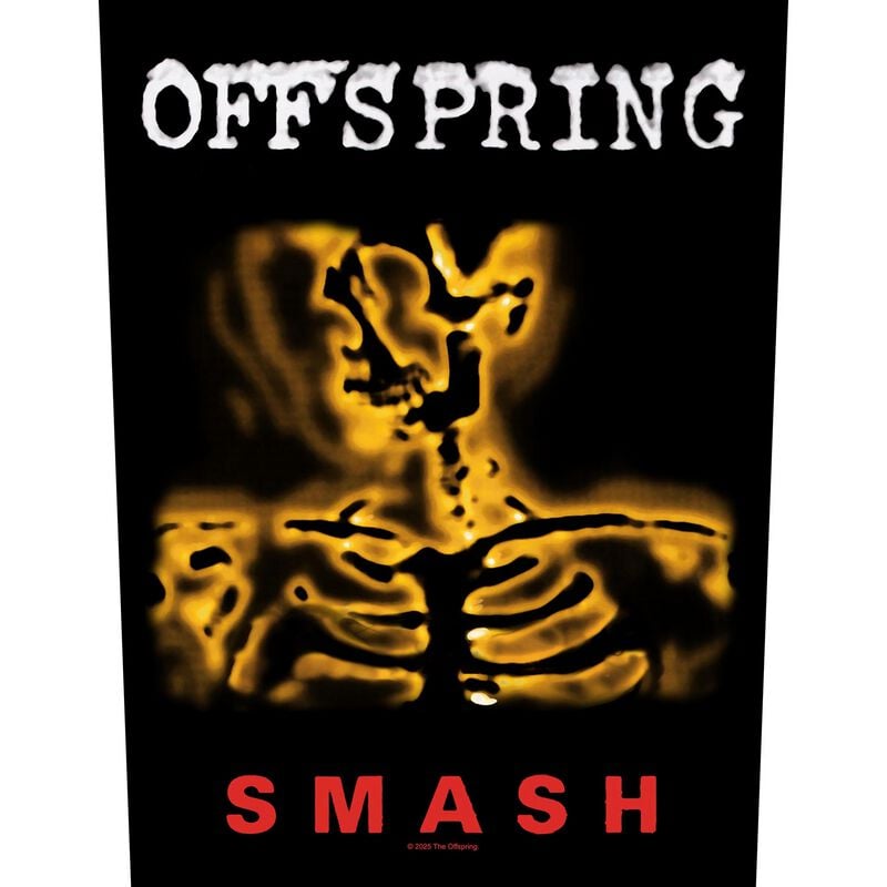 The Offspring Backpatch - Smash - schwarz  - Lizenziertes Merchandise! von The Offspring